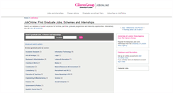 Desktop Screenshot of jobonline.thecareersgroup.co.uk